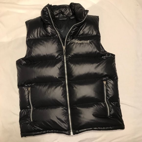 Marmot Other - Marmot 650 Fill Vest goose down EUC black silver